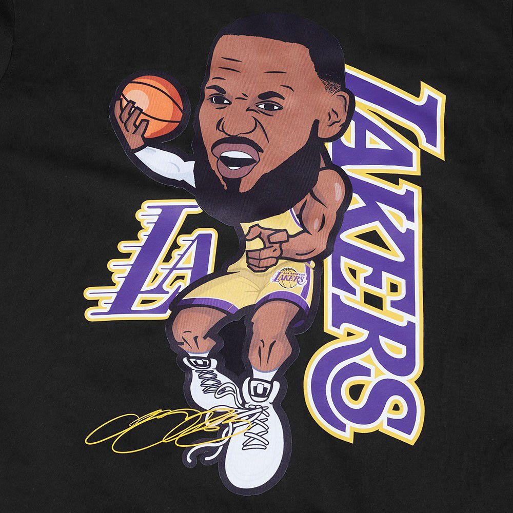 Pro Standard Men's Los Angeles Lakers LeBron James #23 Black Skyhook Fleece Hoodie product image