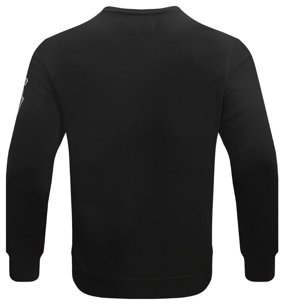 Pro Standard Men's Los Angeles Lakers Black Old English Fleece Crewneck Sweatshirt product image