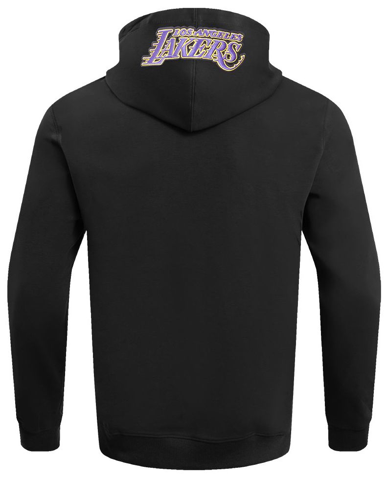 Pro Standard Men's Los Angeles Lakers Black Old English Fleece Hoodie product image