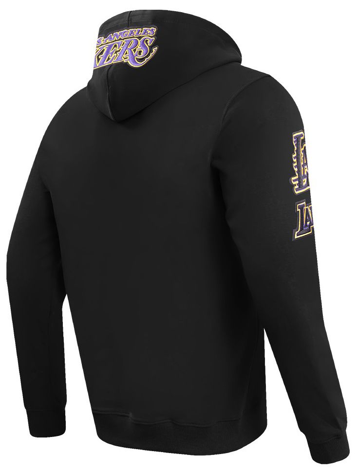 Pro Standard Men's Los Angeles Lakers Black Old English Fleece Hoodie product image