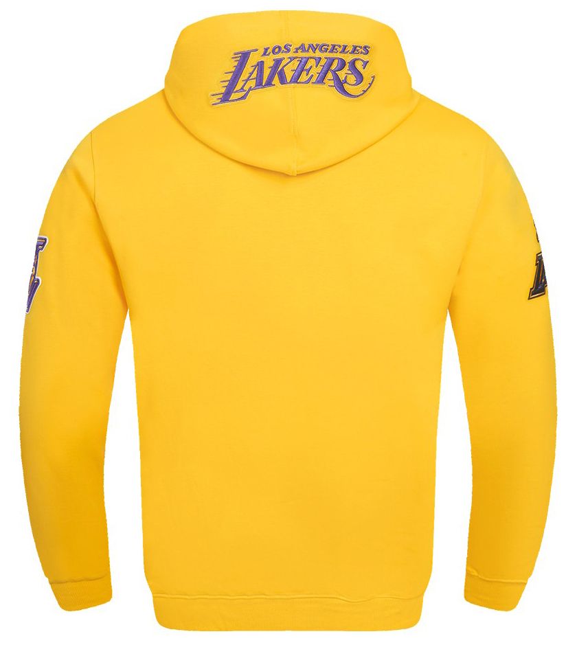 Pro Standard Men's Los Angeles Lakers Yellow Old English Fleece Hoodie product image
