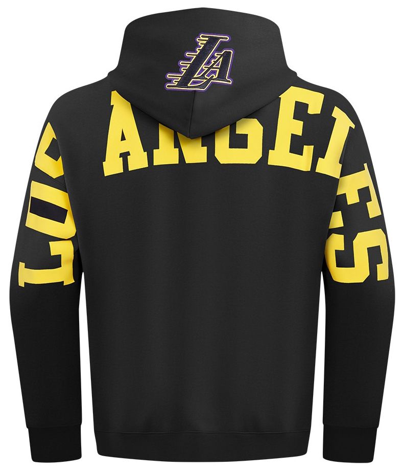 Pro Standard Men's Los Angeles Lakers Black Wingspan Drop Shoulder Hoodie product image