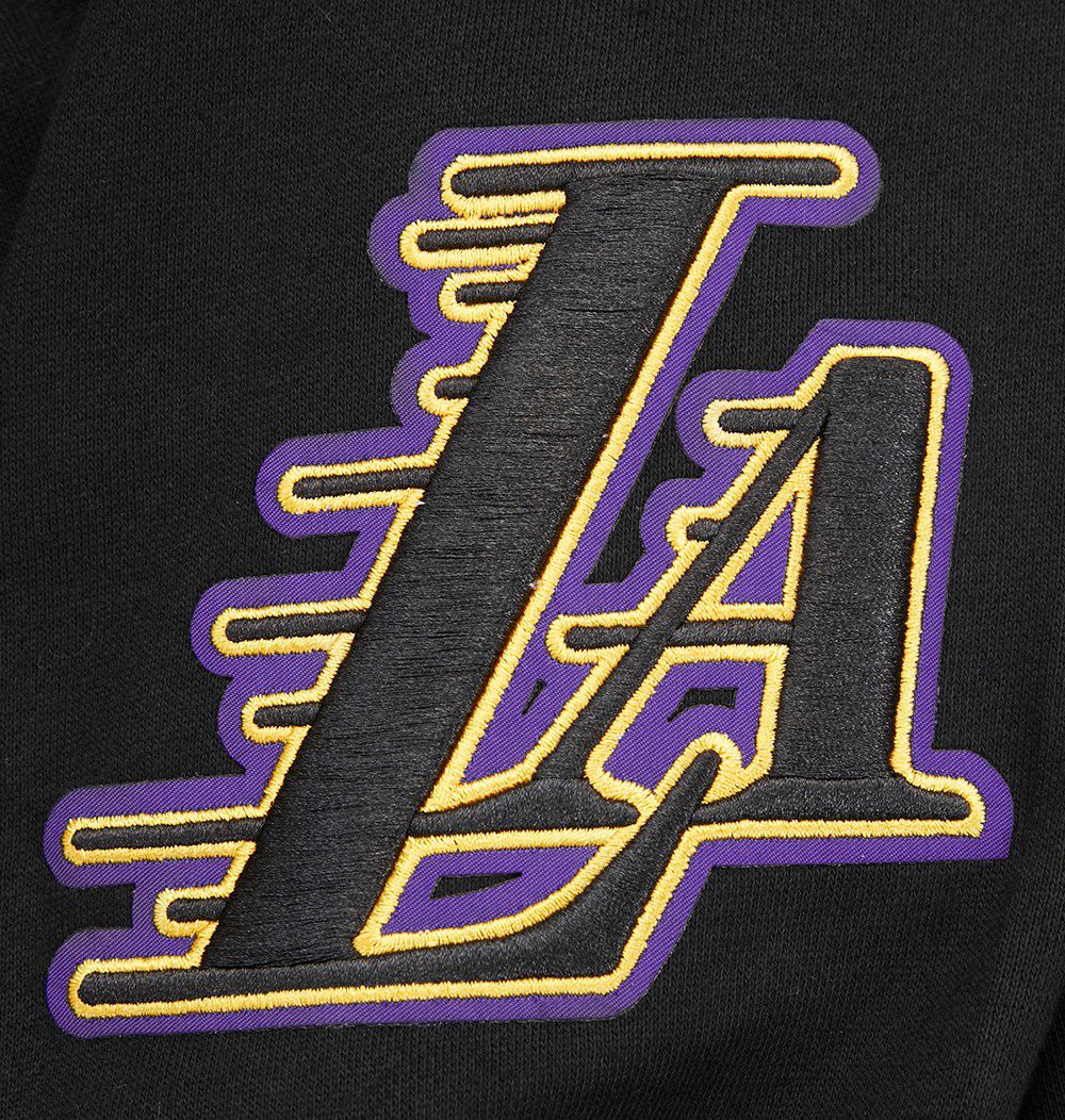 Pro Standard Men's Los Angeles Lakers Black Wingspan Drop Shoulder Hoodie product image