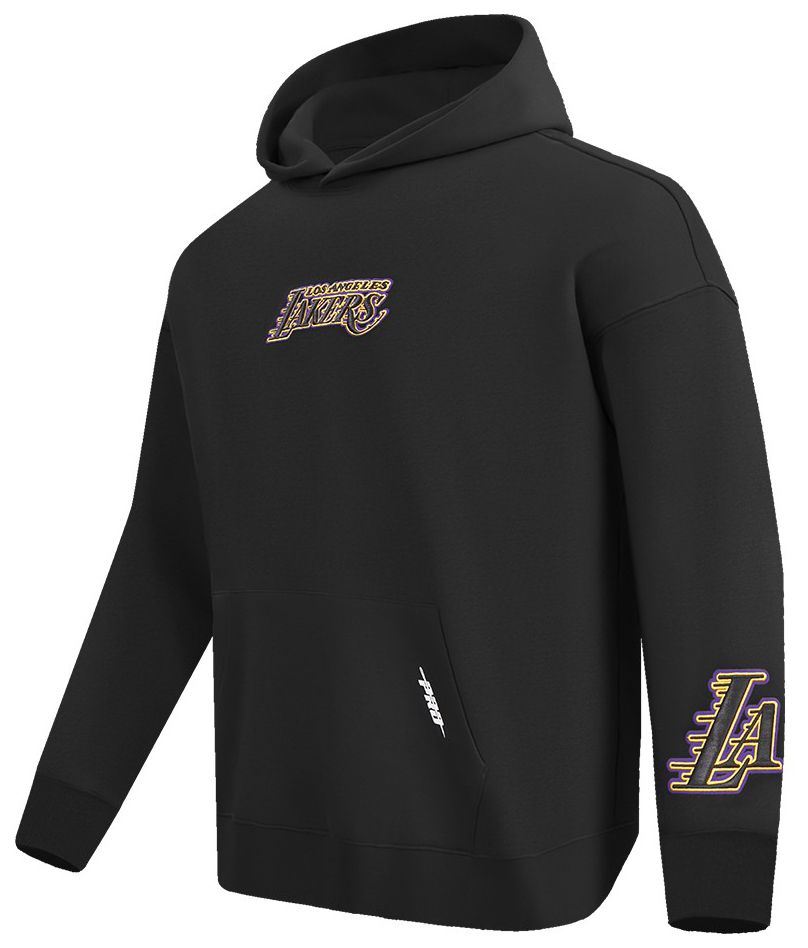 Pro Standard Men's Los Angeles Lakers Black Wingspan Drop Shoulder Hoodie product image