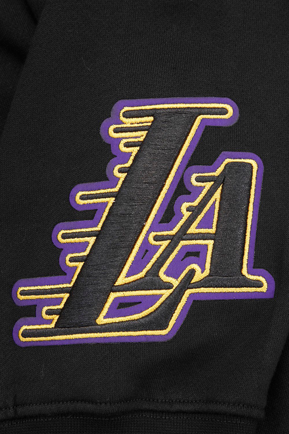 Pro Standard Men's Los Angeles Lakers Black Wingspan Drop Shoulder Fleece Crewneck Sweatshirt product image