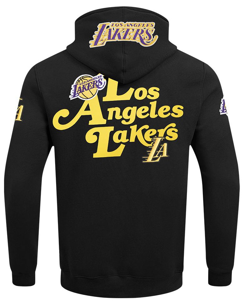 Pro Standard Men's Los Angeles Lakers Black Souvenir Fleece Pullover Hoodie product image