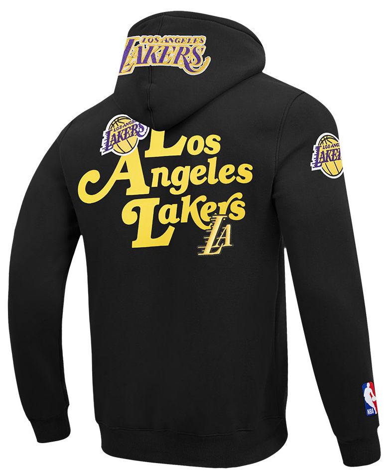 Pro Standard Men's Los Angeles Lakers Black Souvenir Fleece Pullover Hoodie product image