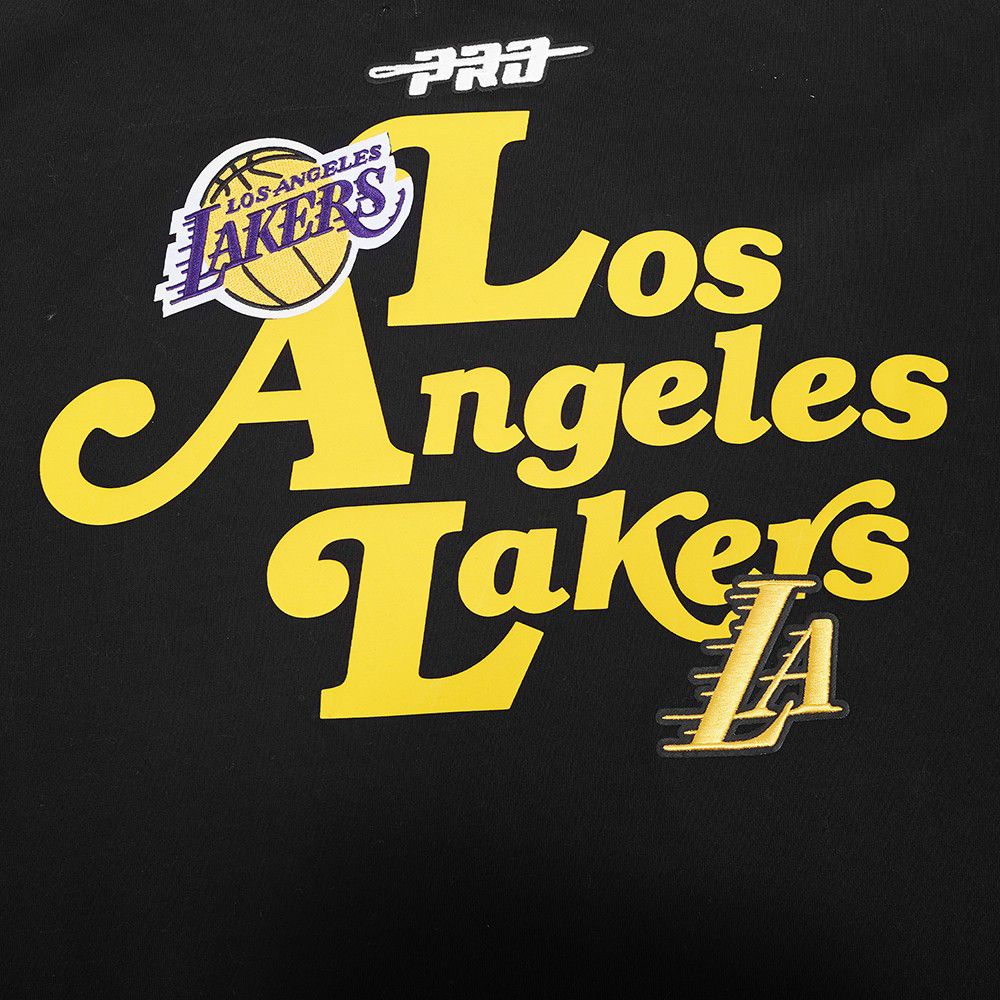 Pro Standard Men's Los Angeles Lakers Black Souvenir Fleece Pullover Hoodie product image