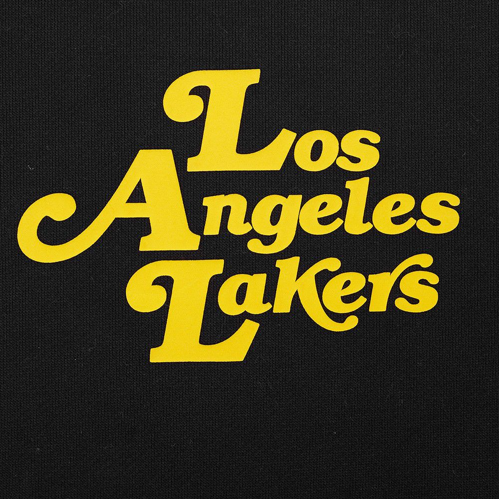 Pro Standard Men's Los Angeles Lakers Black Souvenir Fleece Pullover Hoodie product image