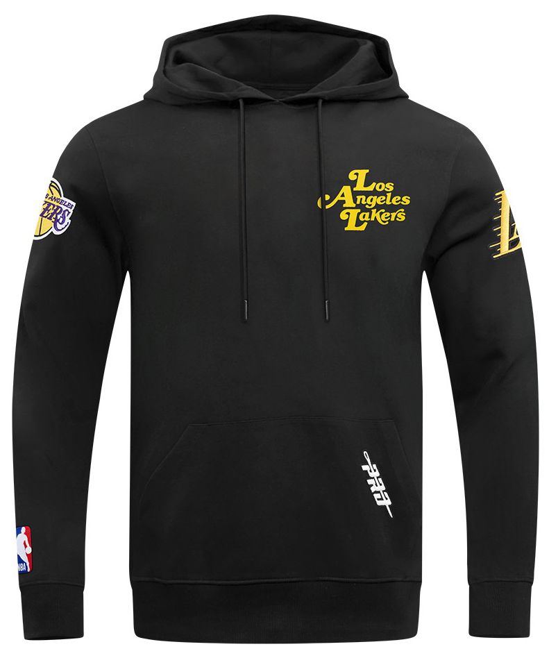 Pro Standard Men's Los Angeles Lakers Black Souvenir Fleece Pullover Hoodie product image