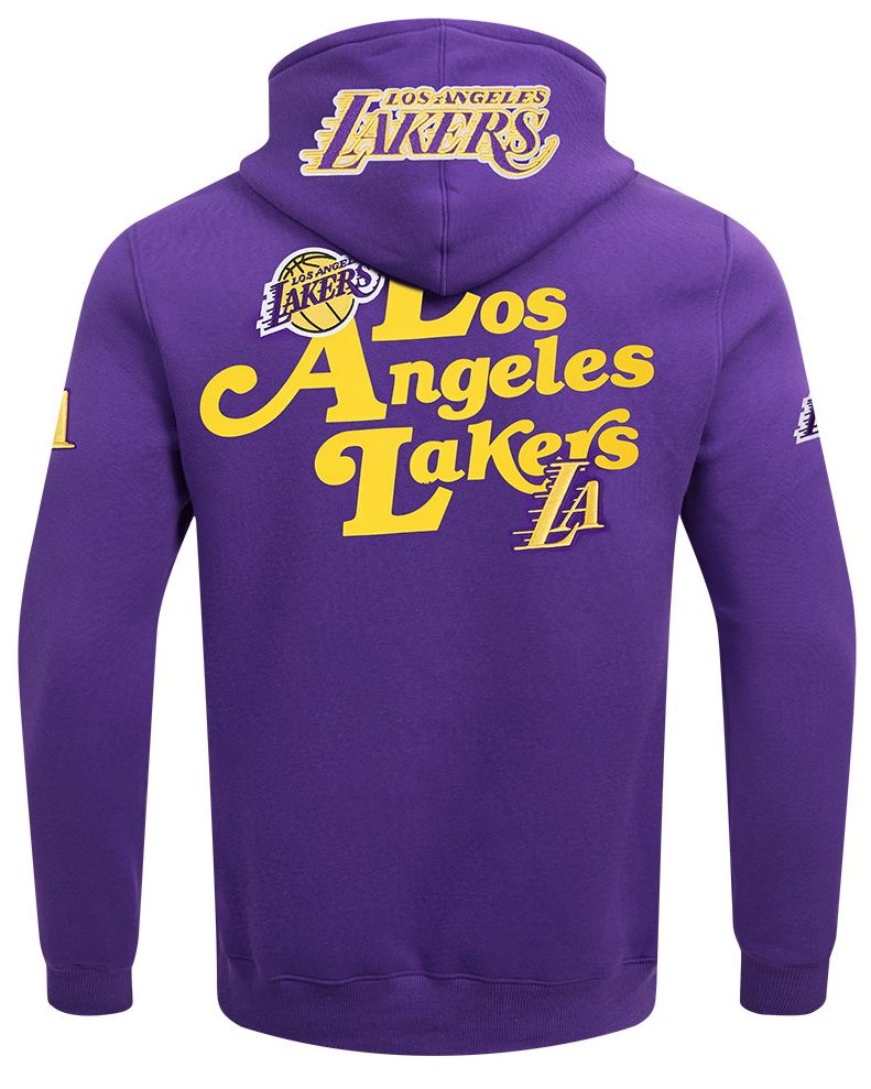 Pro Standard Men's Los Angeles Lakers Purple Souvenir Fleece Pullover Hoodie product image