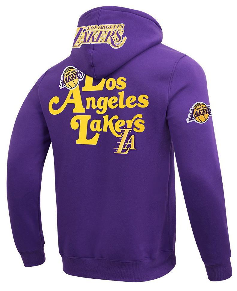 Pro Standard Men's Los Angeles Lakers Purple Souvenir Fleece Pullover Hoodie product image