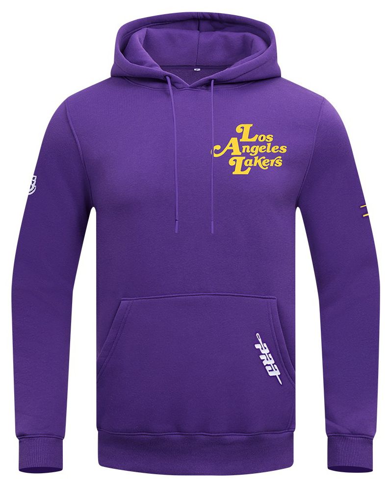 Pro Standard Men's Los Angeles Lakers Purple Souvenir Fleece Pullover Hoodie product image
