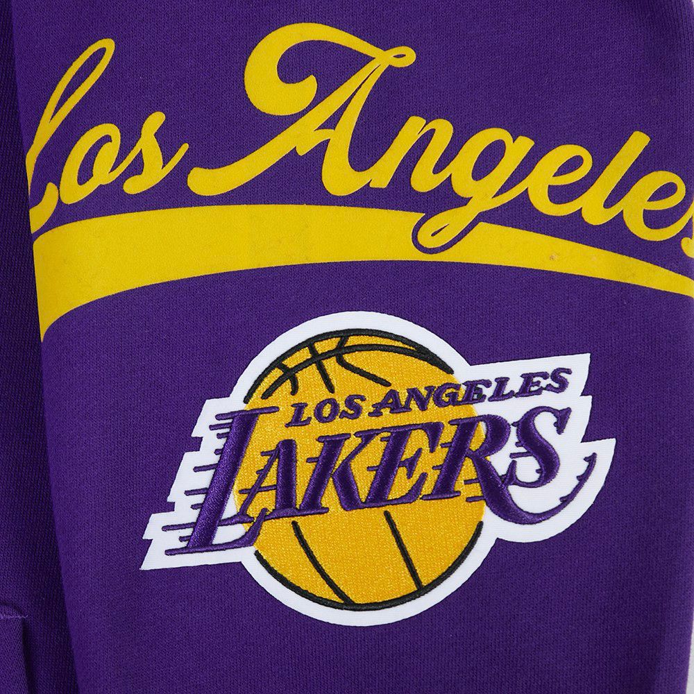 Pro Standard Men's Los Angeles Lakers Purple Living Large Hoodie product image
