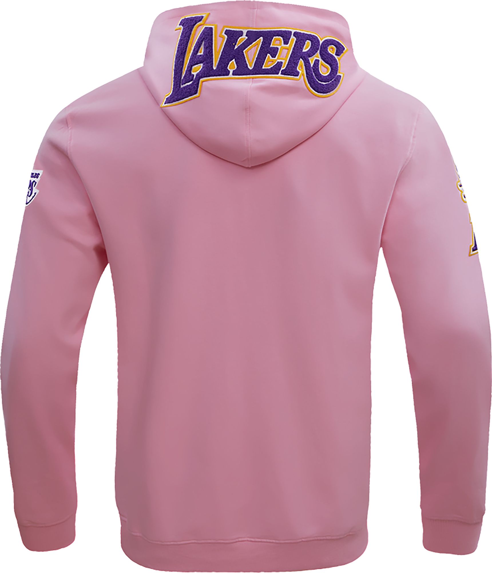 Pro Standard Men's Los Angeles Lakers Pink Chenille Full Zip Hoodie product image