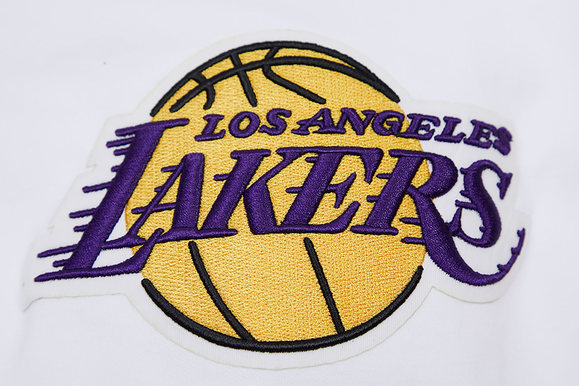 Pro Standard Men's Los Angeles Lakers White Chenille Full Zip Hoodie product image