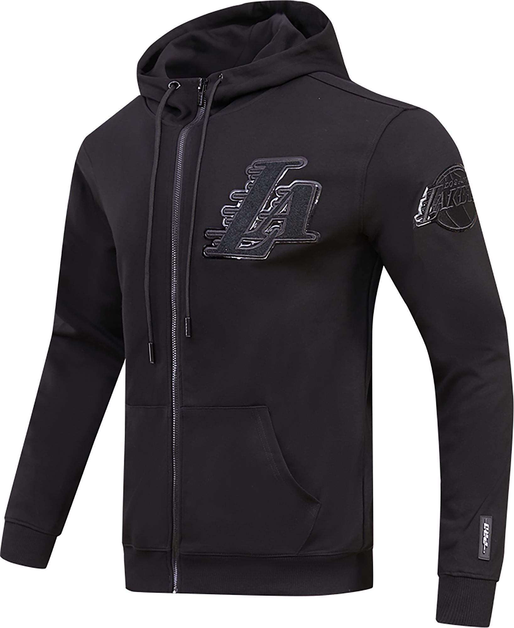 Pro Standard Men's Los Angeles Lakers Black Full Zip Hoodie product image