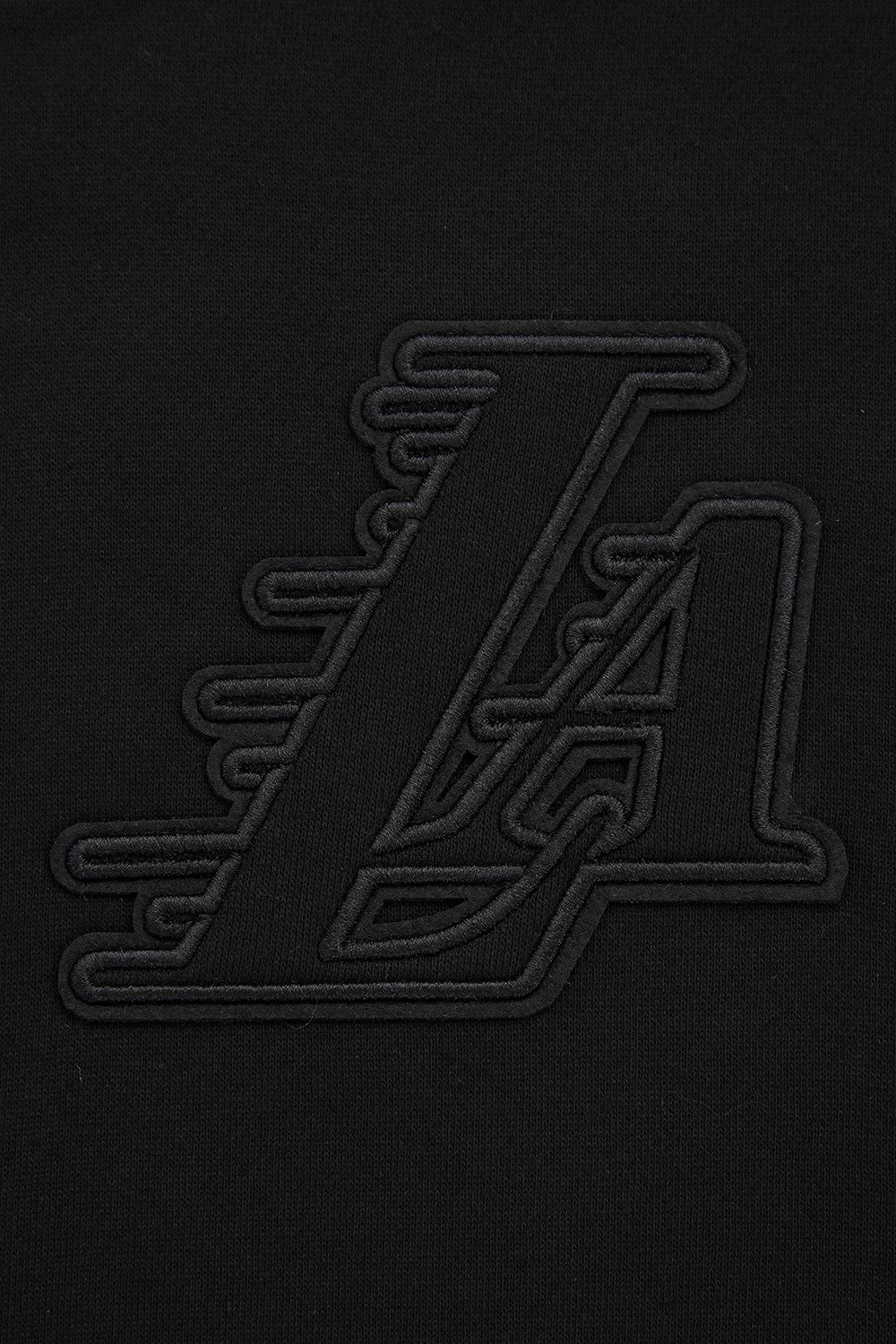 Pro Standard Men's Los Angeles Lakers Black Neutral Drop Shoulder Fleece Hoodie product image