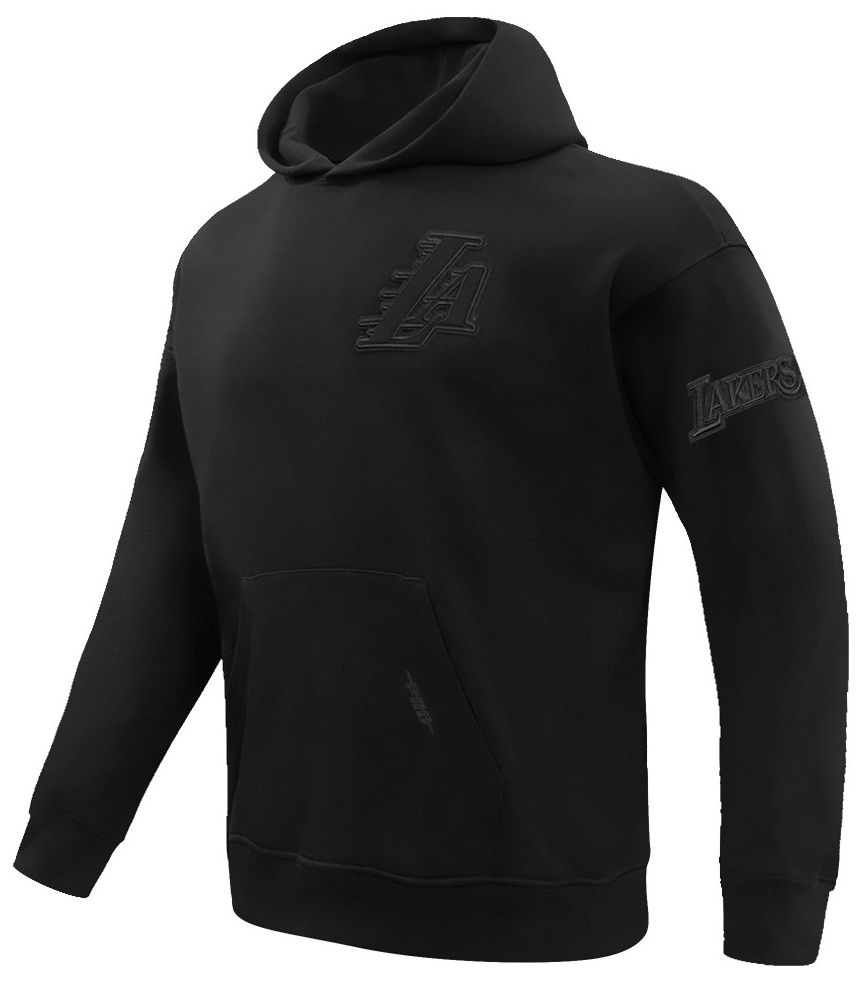 Pro Standard Men's Los Angeles Lakers Black Neutral Drop Shoulder Fleece Hoodie product image