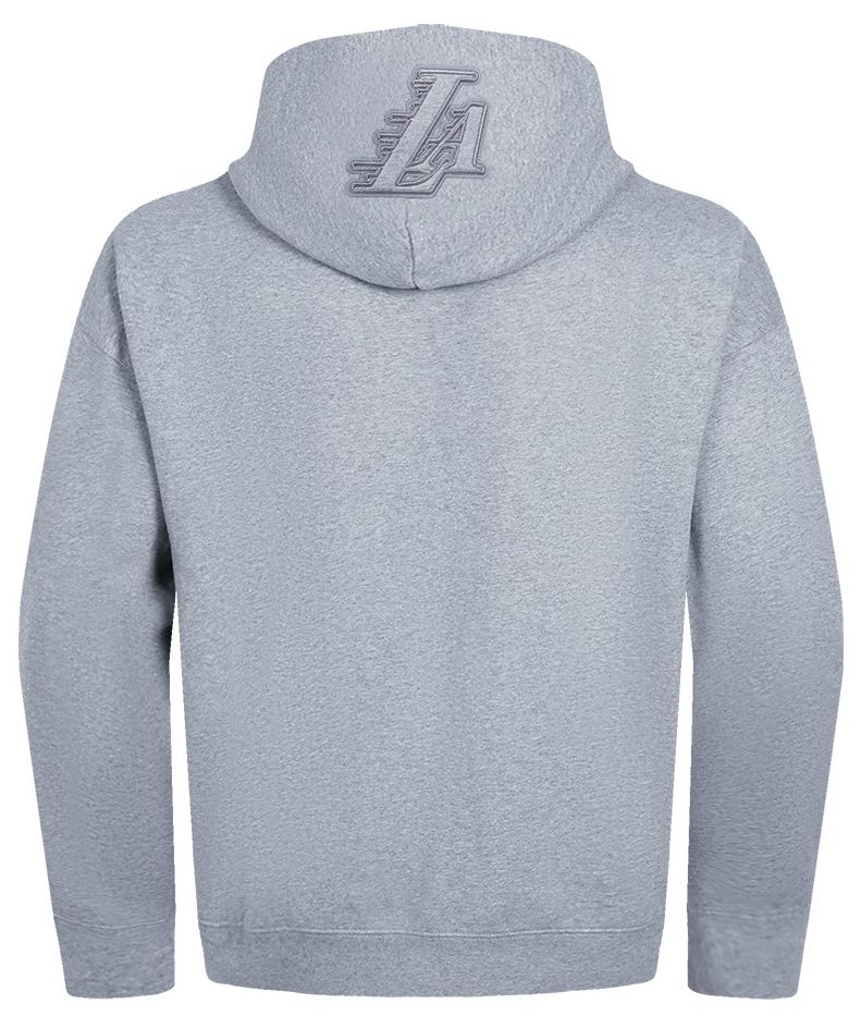 Pro Standard Men's Los Angeles Lakers Grey Neutral Drop Shoulder Fleece Hoodie product image