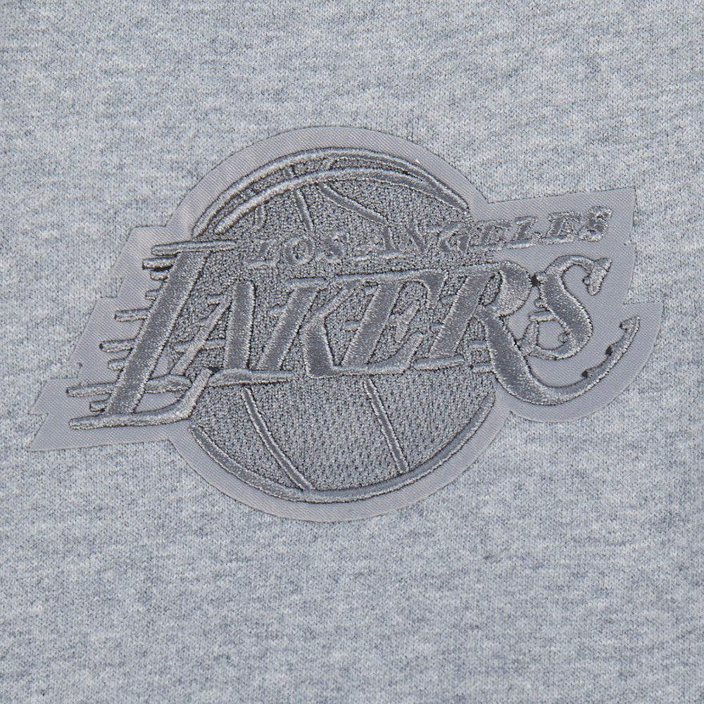 Pro Standard Men's Los Angeles Lakers Grey Neutral Drop Shoulder Fleece Hoodie product image