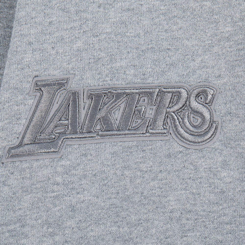 Pro Standard Men's Los Angeles Lakers Grey Neutral Drop Shoulder Fleece Hoodie product image