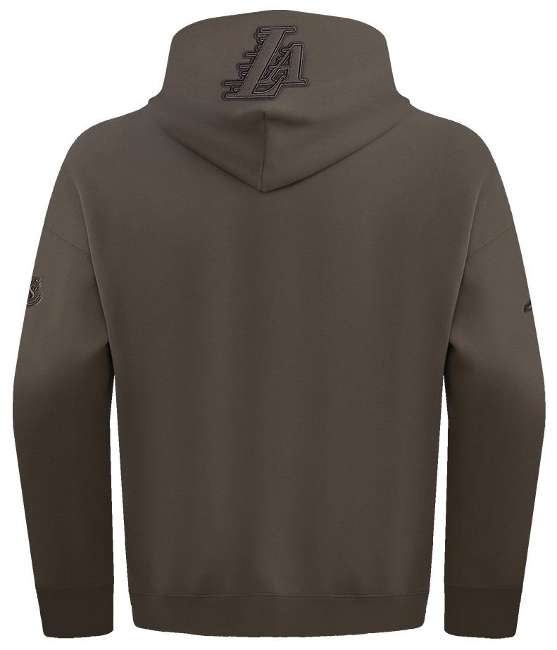 Pro Standard Men's Los Angeles Lakers Taupe Neutral Drop Shoulder Fleece Hoodie product image