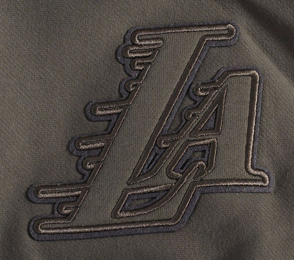 Pro Standard Men's Los Angeles Lakers Taupe Neutral Drop Shoulder Fleece Hoodie product image