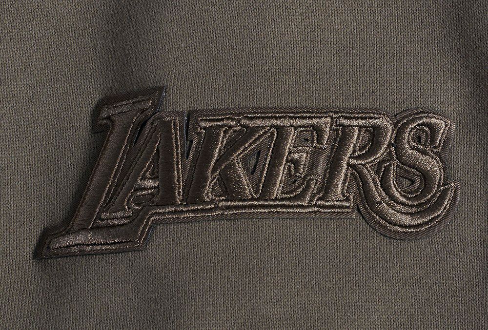 Pro Standard Men's Los Angeles Lakers Taupe Neutral Drop Shoulder Fleece Hoodie product image