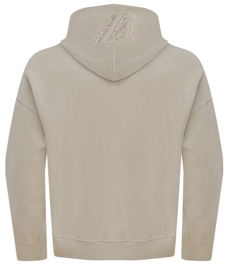 Pro Standard Men's Los Angeles Lakers Taupe Neutral Drop Shoulder Fleece Hoodie product image