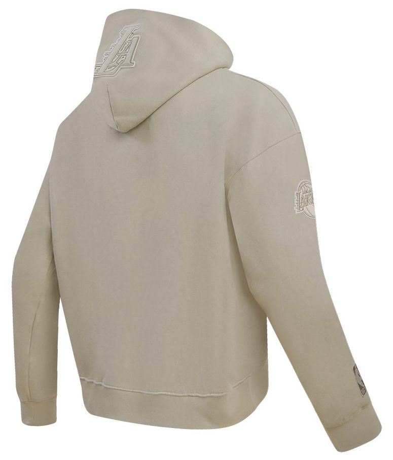 Pro Standard Men's Los Angeles Lakers Taupe Neutral Drop Shoulder Fleece Hoodie product image