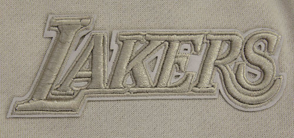 Pro Standard Men's Los Angeles Lakers Taupe Neutral Drop Shoulder Fleece Hoodie product image