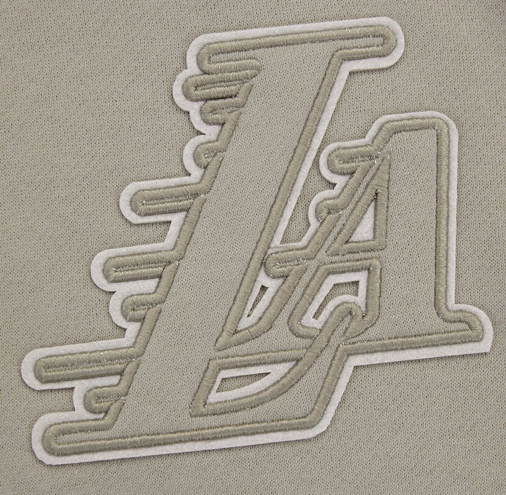 Pro Standard Men's Los Angeles Lakers Taupe Neutral Drop Shoulder Fleece Hoodie product image