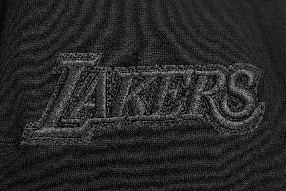 Pro Standard Men's Los Angeles Lakers Black Neutral Drop Shoulder Fleece Crewneck Sweatshirt product image