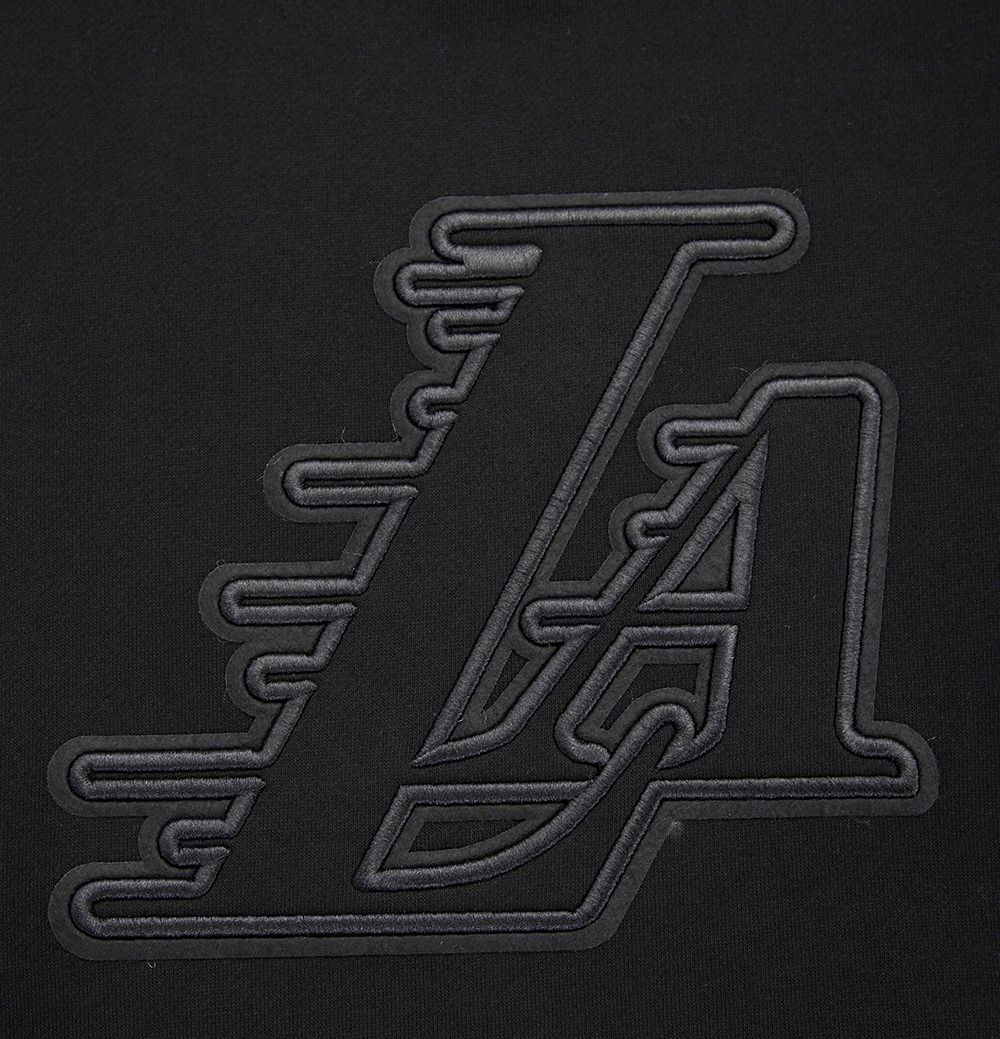 Pro Standard Men's Los Angeles Lakers Black Neutral Drop Shoulder Fleece Crewneck Sweatshirt product image