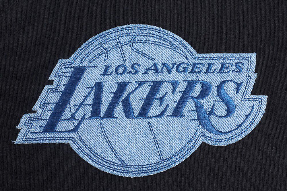 Pro Standard Men's Los Angeles Lakers Black Varsity Fleece Pullover Hoodie product image