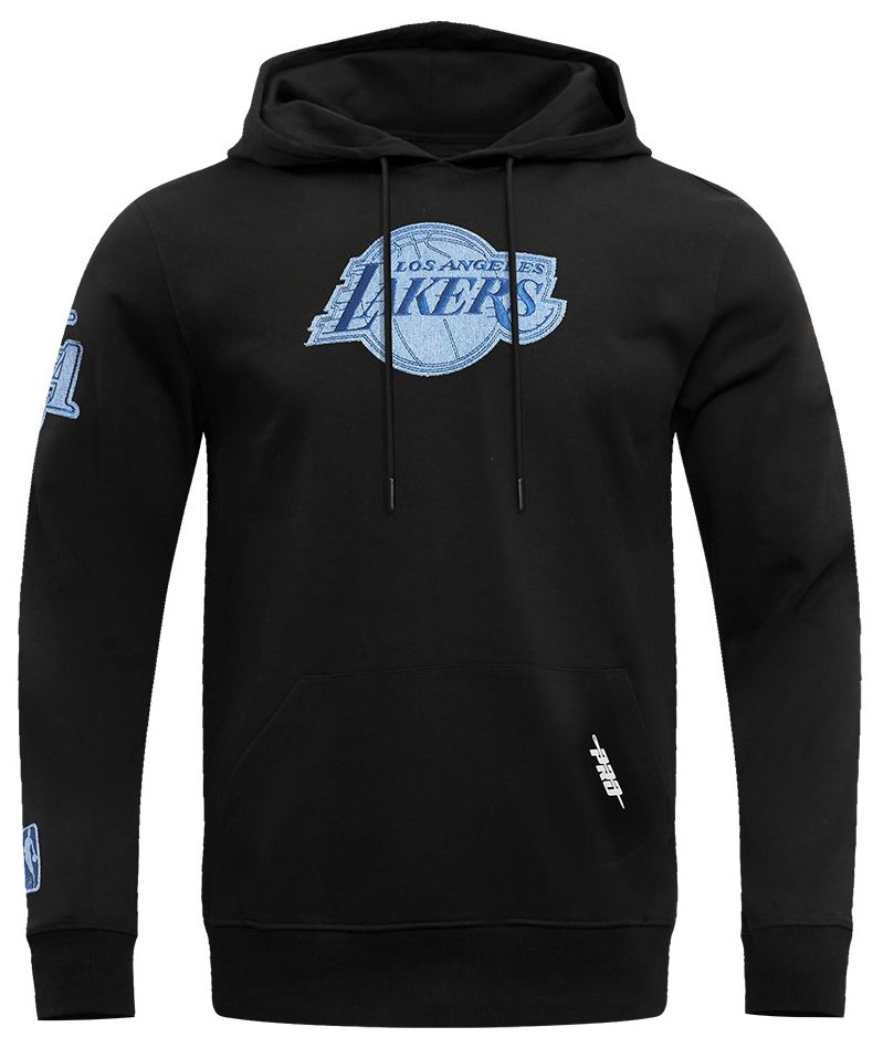 Pro Standard Men's Los Angeles Lakers Black Varsity Fleece Pullover Hoodie product image