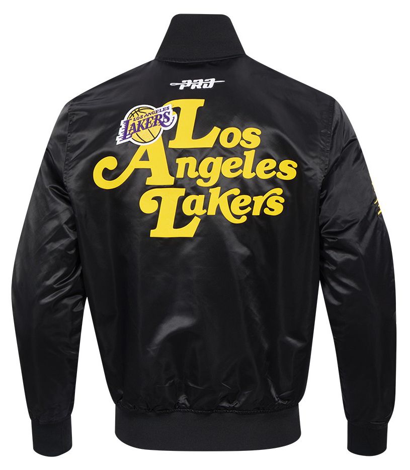 Pro Standard Men's Los Angeles Lakers Black Souvenir Satin Jacket product image