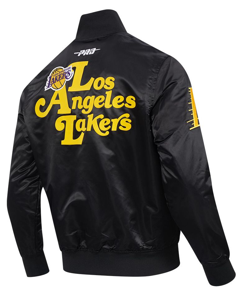 Pro Standard Men's Los Angeles Lakers Black Souvenir Satin Jacket product image