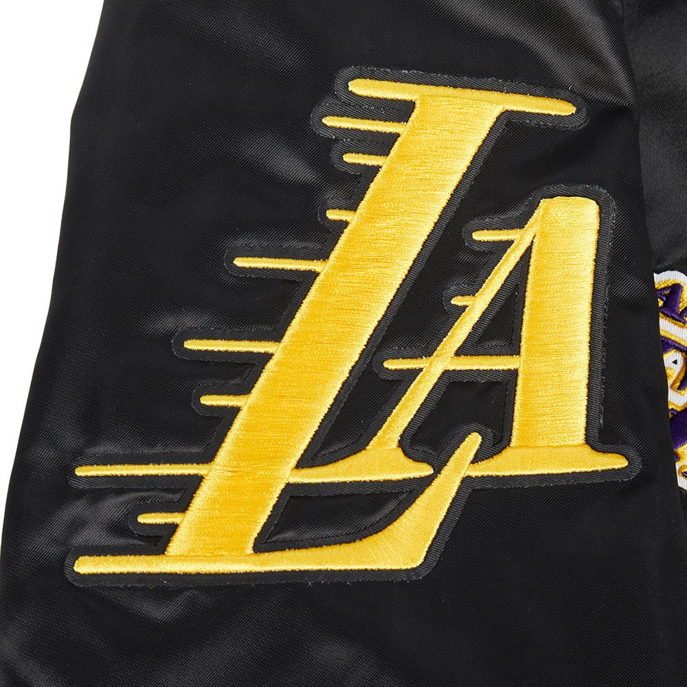 Pro Standard Men's Los Angeles Lakers Black Souvenir Satin Jacket product image