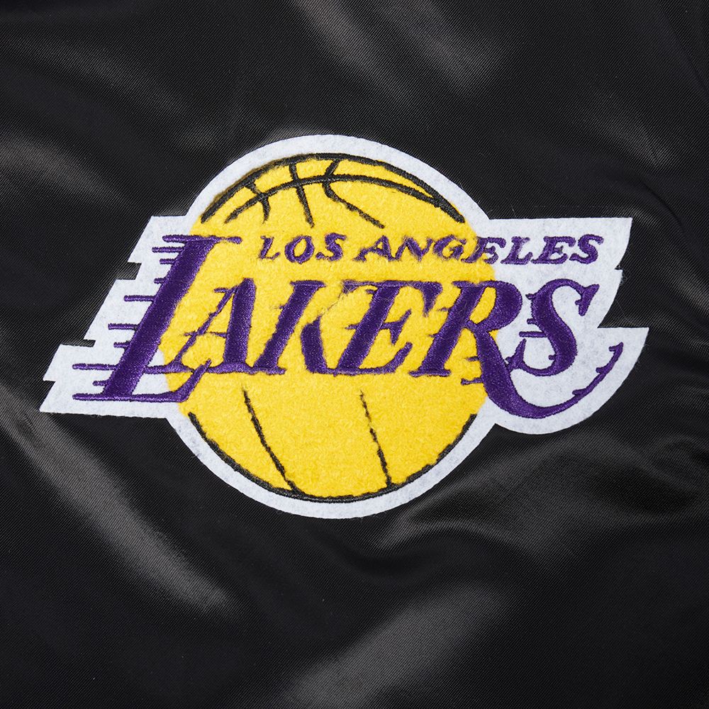 Pro Standard Men's Los Angeles Lakers Black Souvenir Satin Jacket product image