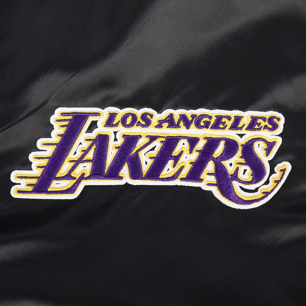 Pro Standard Men's Los Angeles Lakers Black Souvenir Satin Jacket product image
