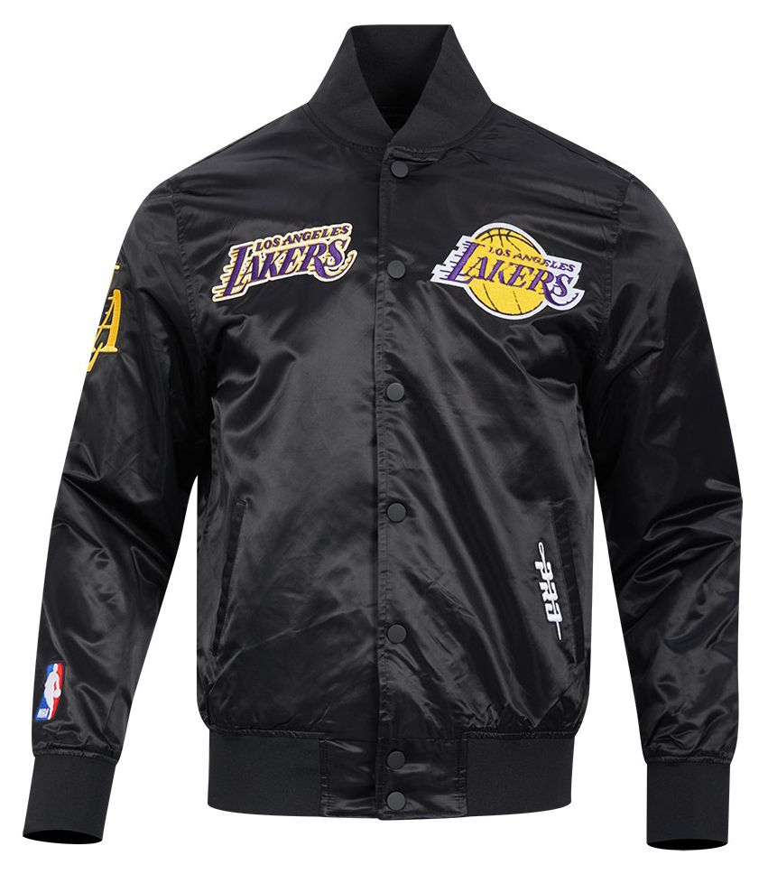 Pro Standard Men's Los Angeles Lakers Black Souvenir Satin Jacket product image