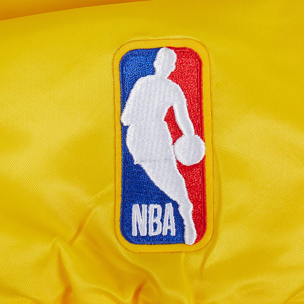 Pro Standard Men's Los Angeles Lakers Yellow Souvenir Satin Jacket product image