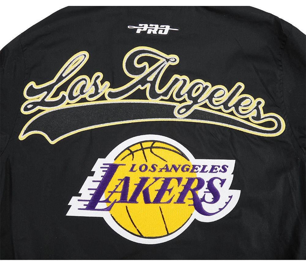 Pro Standard Men's Los Angeles Lakers Black Living Large Jacket product image