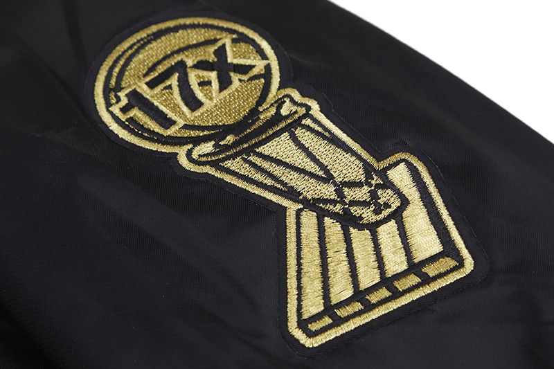 Pro Standard Men's Los Angeles Lakers Black Big Logo Satin Jacket product image