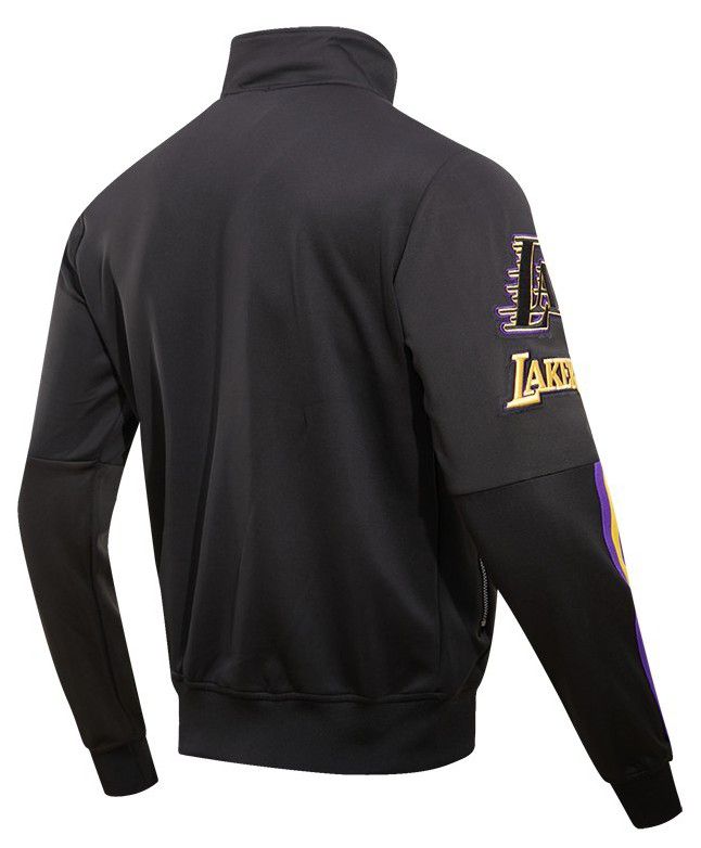 Pro Standard Men's Los Angeles Lakers Black Classic Track Jacket product image