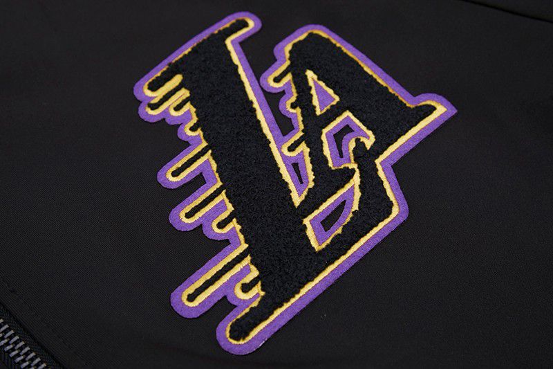 Pro Standard Men's Los Angeles Lakers Black Classic Track Jacket product image