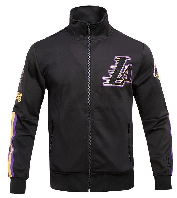 Pro Standard Men's Los Angeles Lakers Black Classic Track Jacket product image