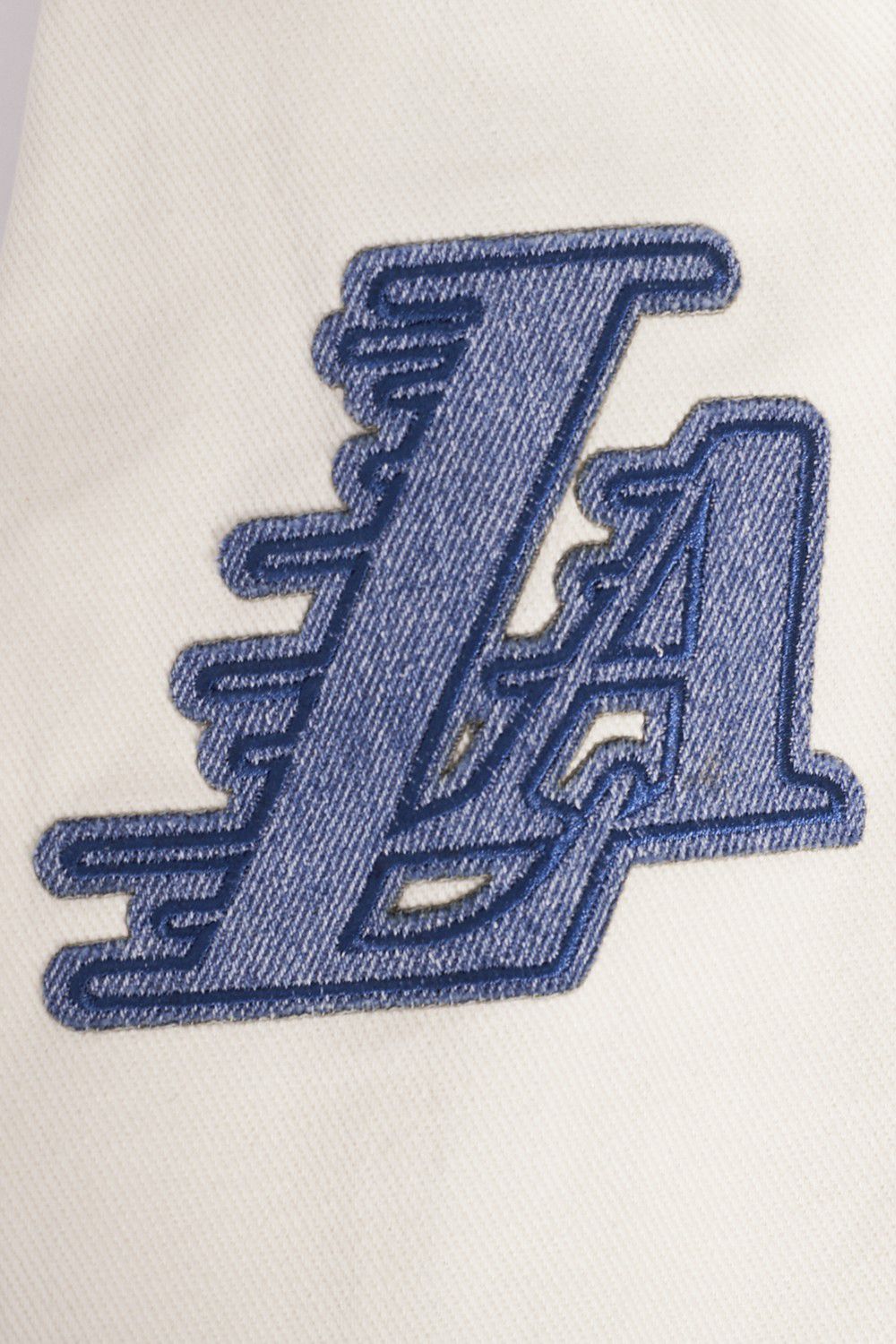 Pro Standard Men's Los Angeles Lakers Denim Varsity Jacket product image